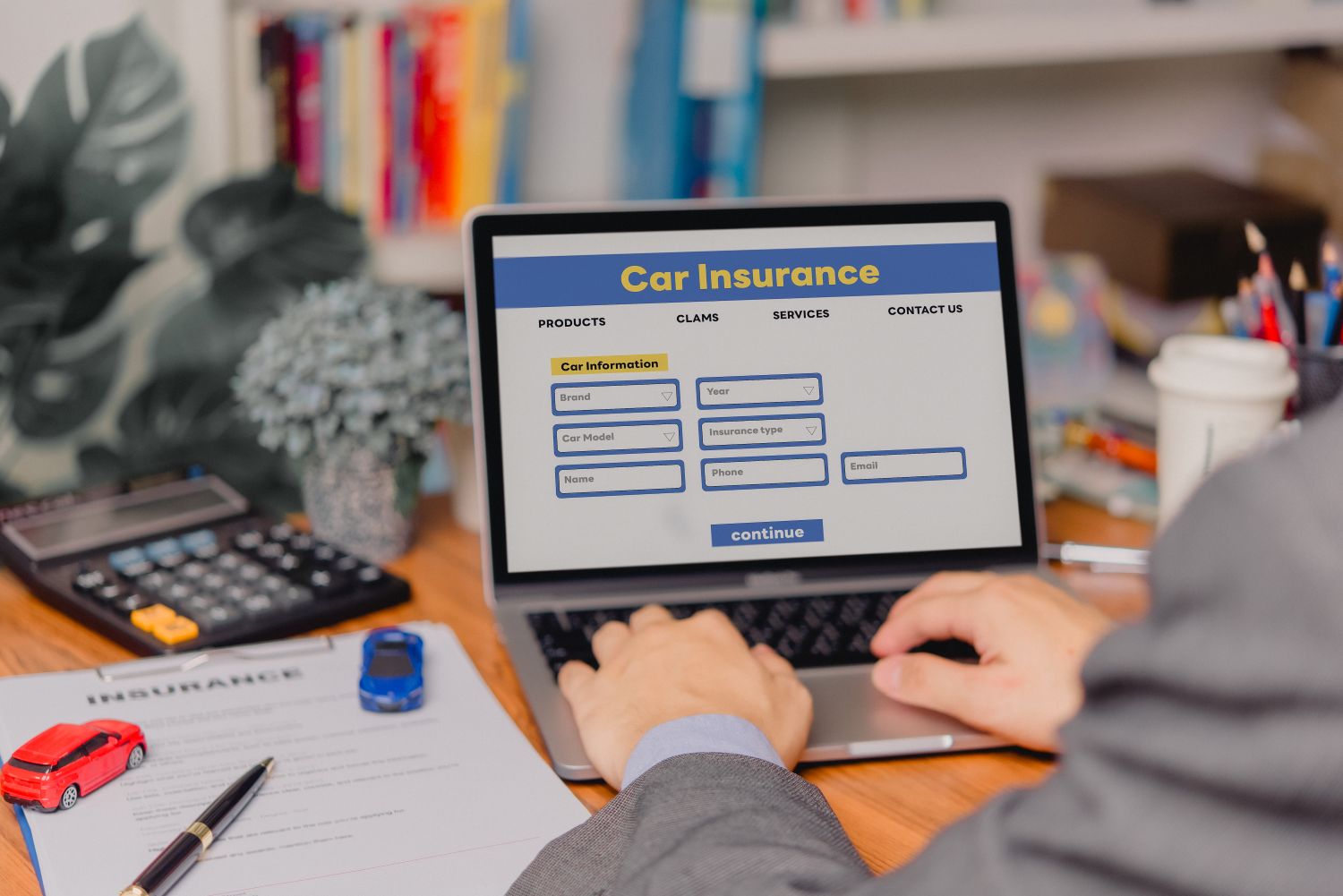 Car insurance application